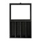 Flash Furniture Maverick 11x14 Solid Pine Medals Display Case w/3 Channel Grooved Removable Shelves in Black HMHD-23M014YBN1-BLK-1114-GG - alternate 3